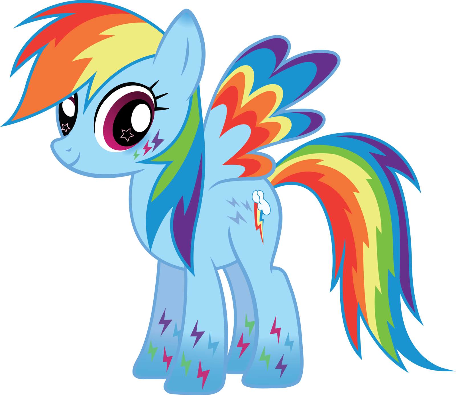 Rainbow Power Rainbow Dash Vector By Icantunloveyou On