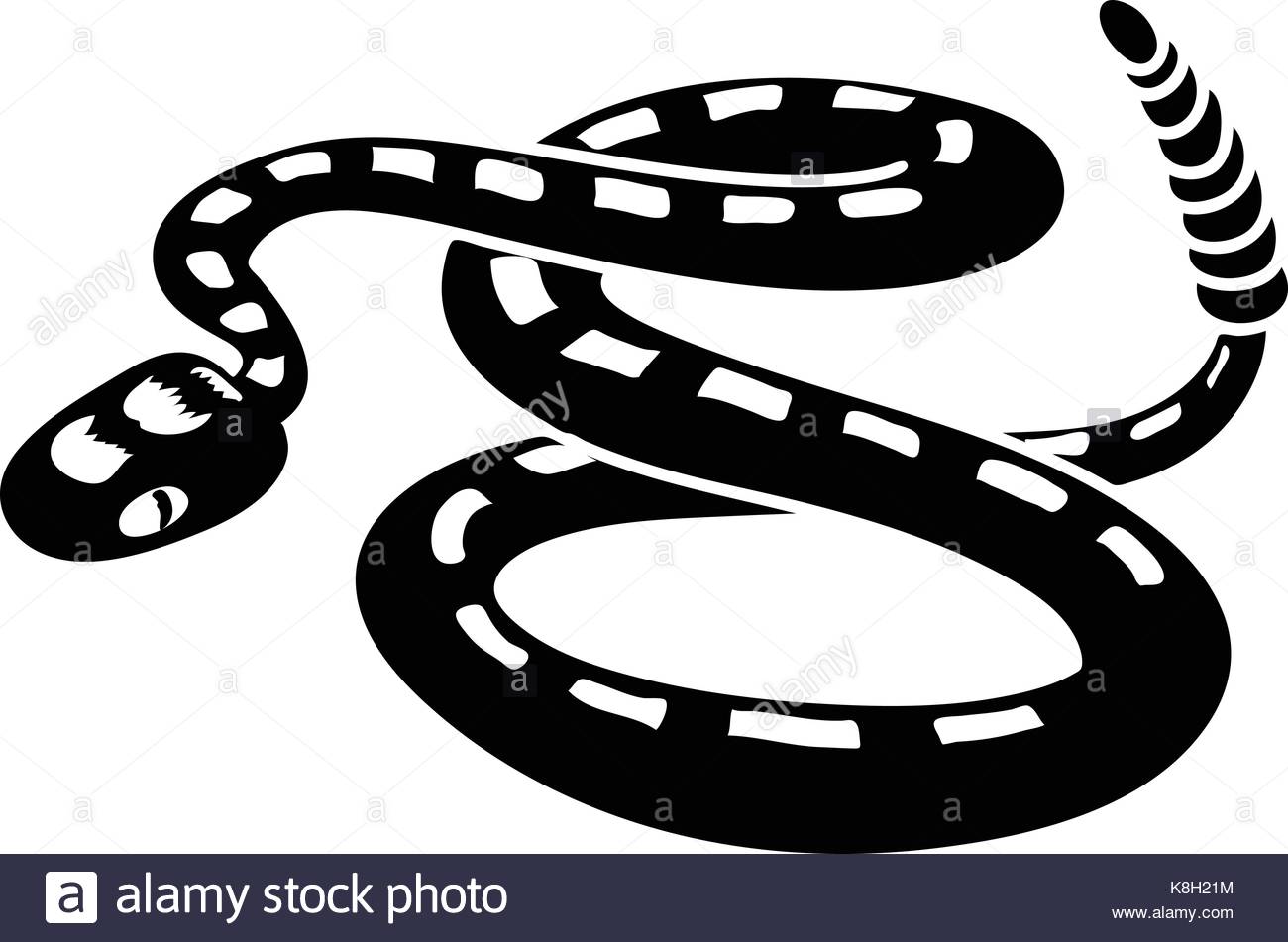 Rattlesnake Clipart Black And White | Free download on ClipArtMag