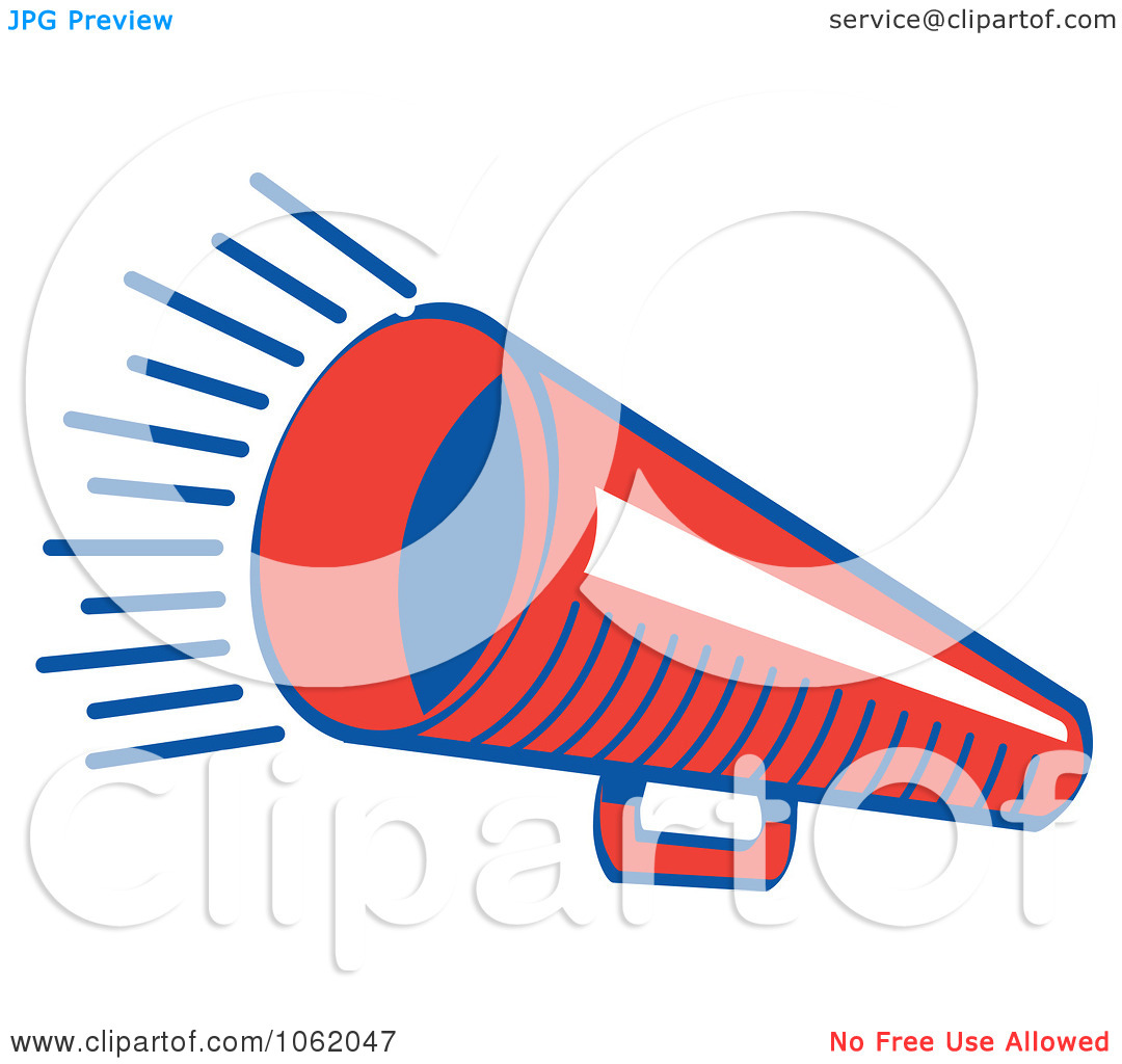 Red Megaphone Clipart Free download on ClipArtMag