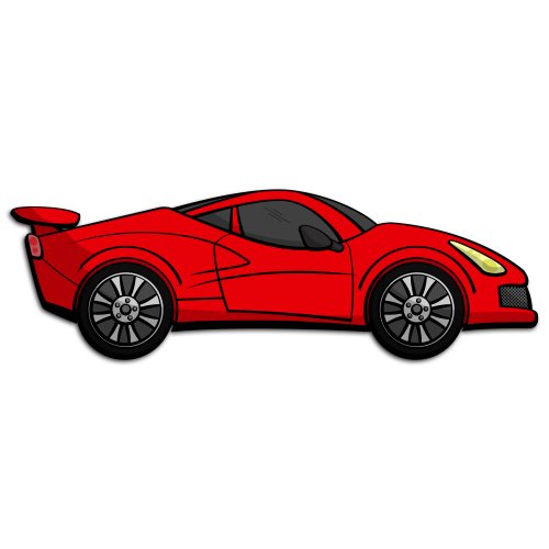 Red Sports Car Clipart | Free download on ClipArtMag