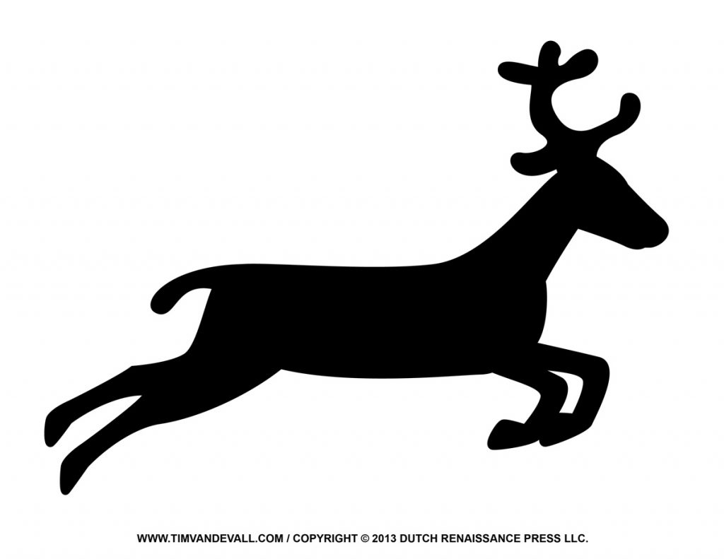 Reindeer Clipart Black And White | Free download on ClipArtMag