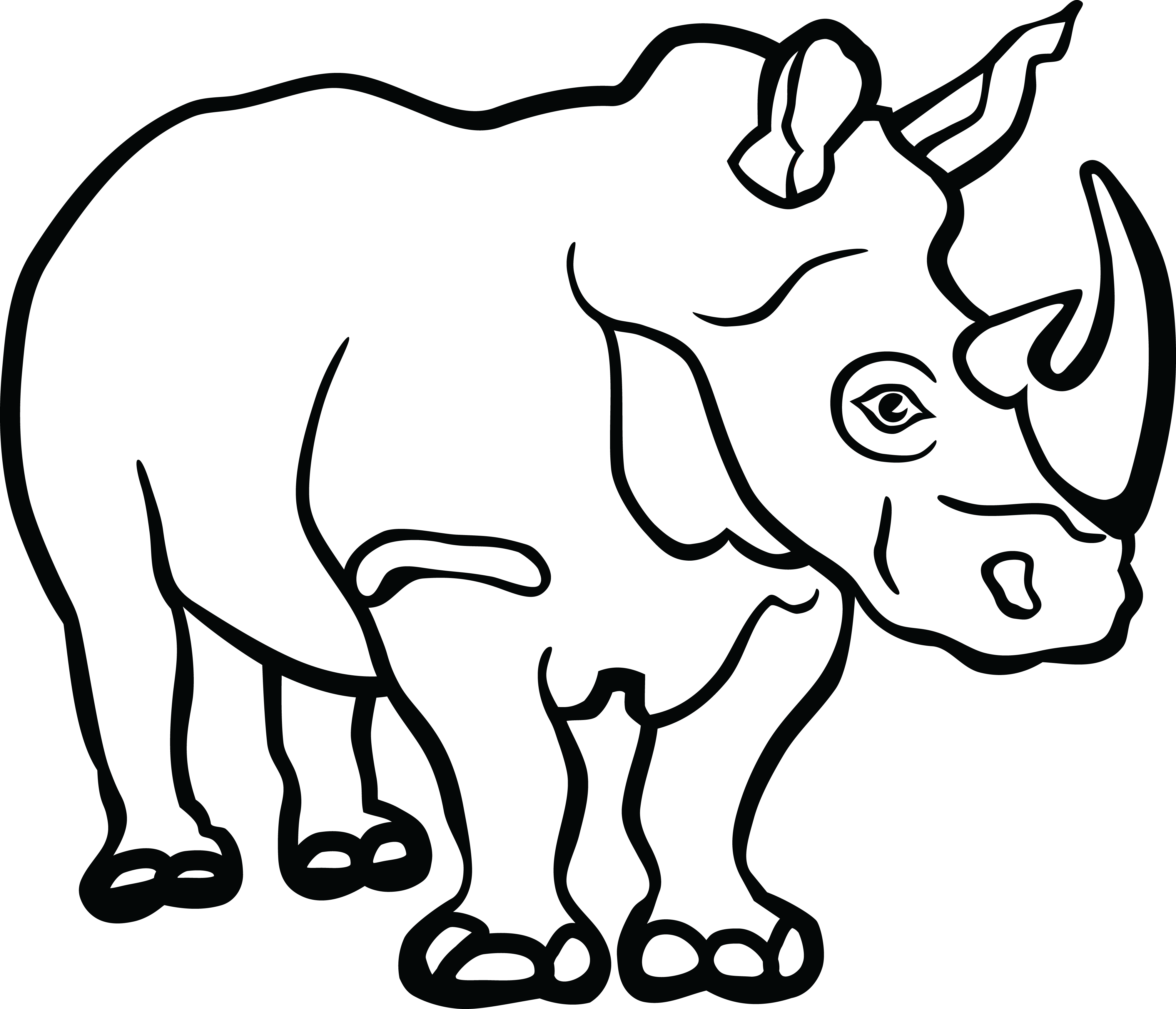 Rhino Clipart | Free download on ClipArtMag