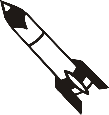 Rocket Clipart Black And White | Free download on ClipArtMag