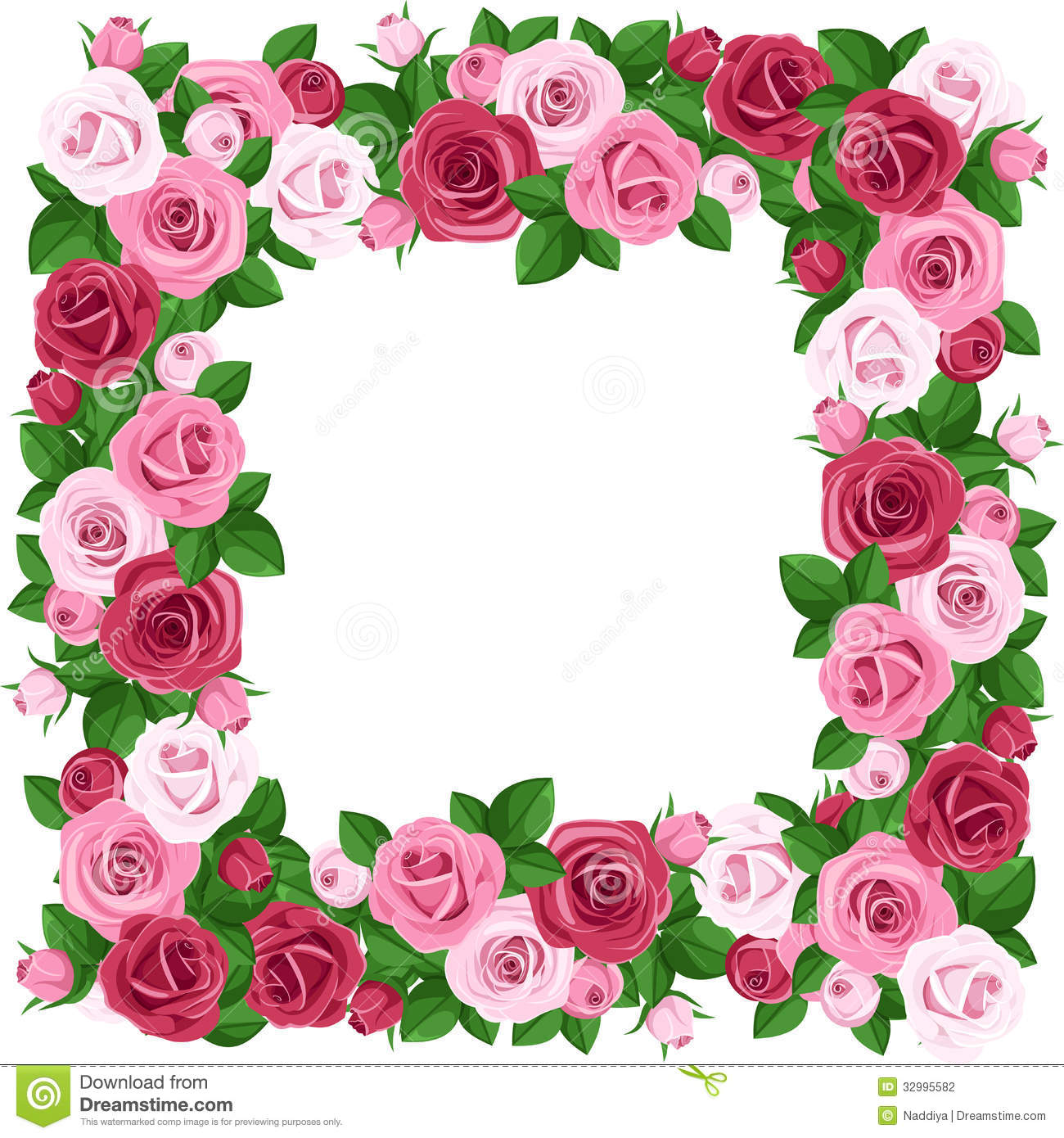 Rose Border Design Clipart Free Download On Clipartmag