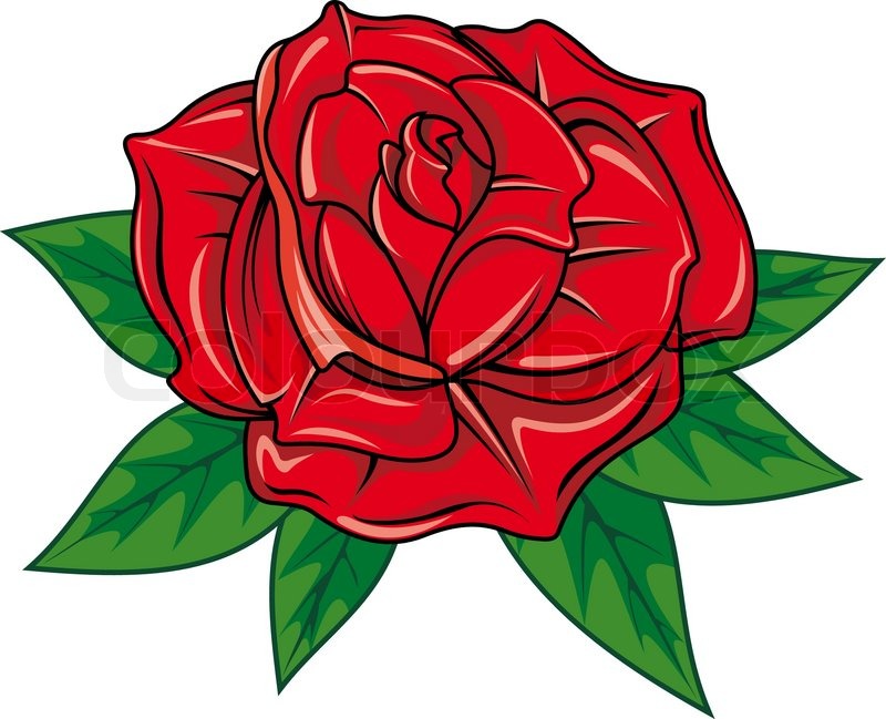 Rose Cartoon Image Free download on ClipArtMag