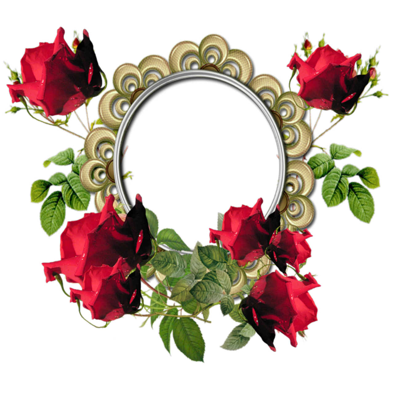 Rose Frame Clipart | Free download on ClipArtMag