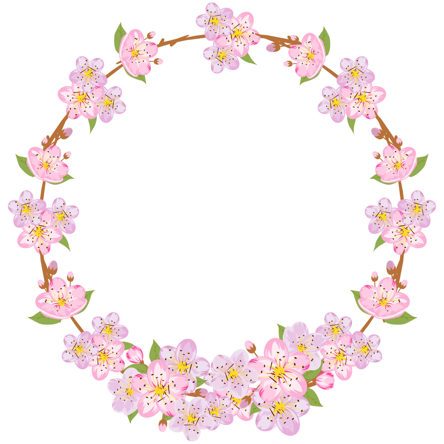 Rose Wreath Clipart | Free download on ClipArtMag