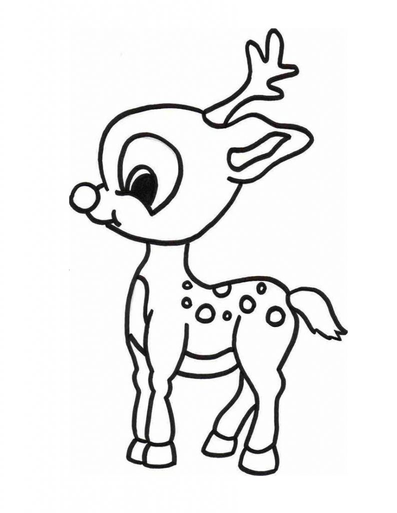 Rudolph Coloring Pages Free Download On ClipArtMag