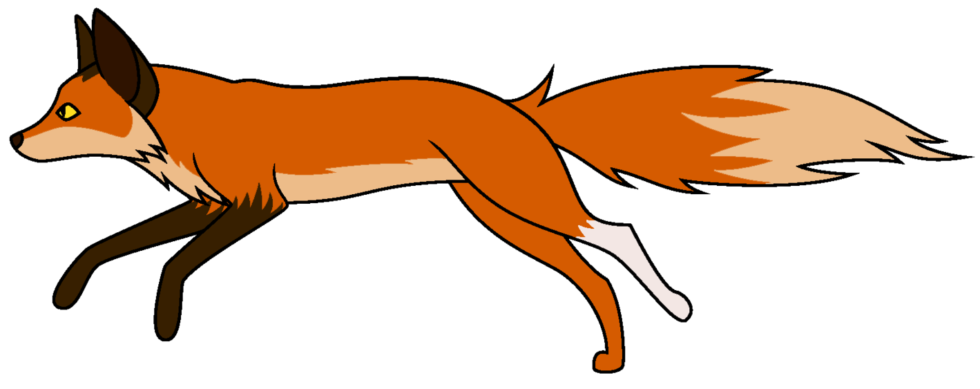 Running Fox Clipart | Free download on ClipArtMag