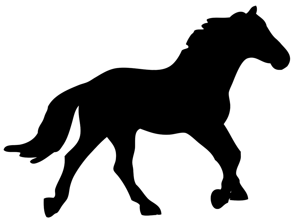 Running Horse Silhouette | Free download on ClipArtMag