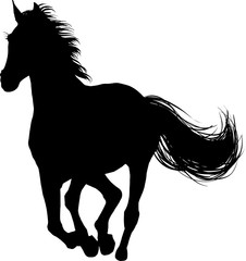 Running Horses Silhouette | Free download on ClipArtMag