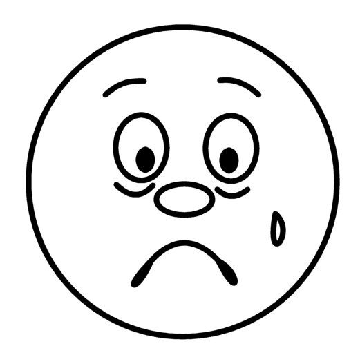 sad face images clipart