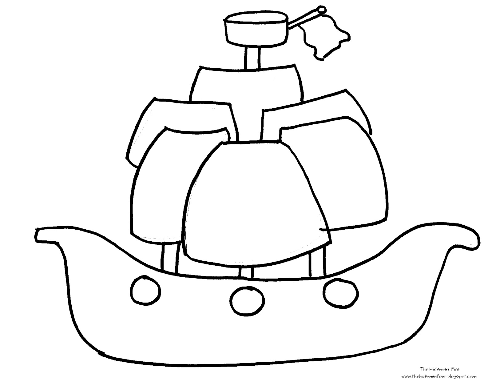 Sailboat Drawing For Kids Free download on ClipArtMag
