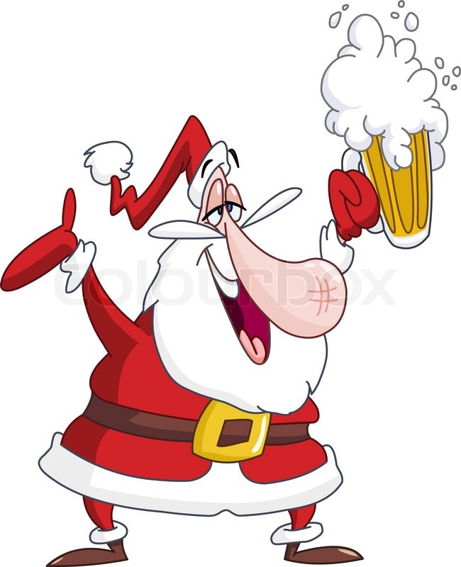 Santa Beer Clipart | Free download on ClipArtMag