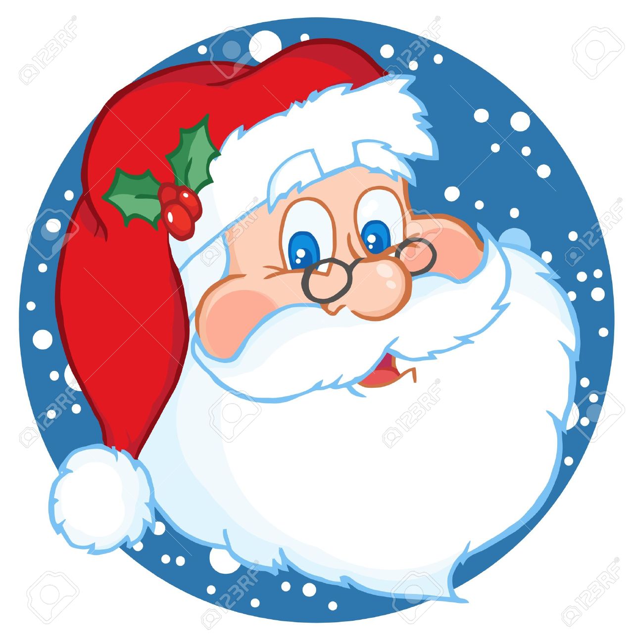 Santa Claus Face Pictures Free download on ClipArtMag