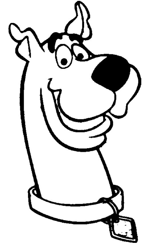 Scooby Doo Outline Free download on ClipArtMag