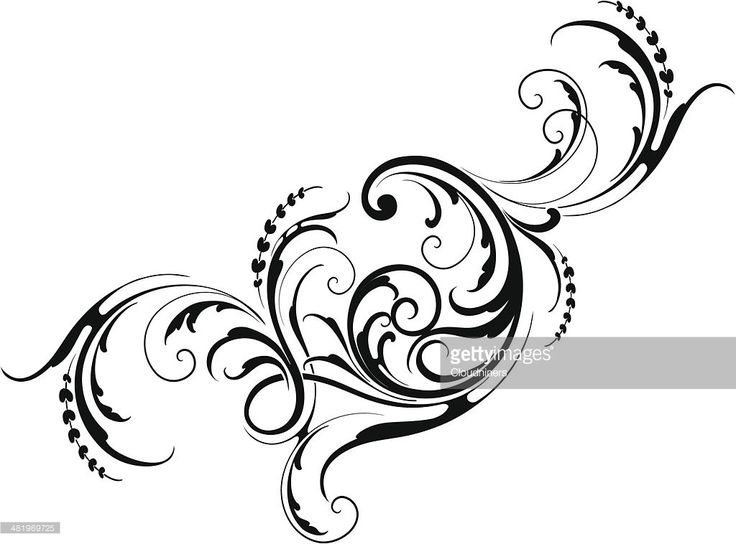 Scroll Work Clipart | Free download on ClipArtMag