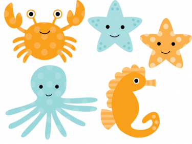 Sea Animals Clipart | Free download on ClipArtMag