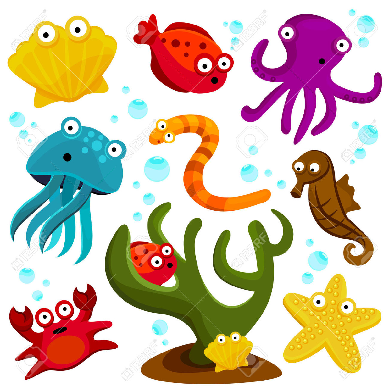 Sea Creature Clipart Free Download On Clipartmag