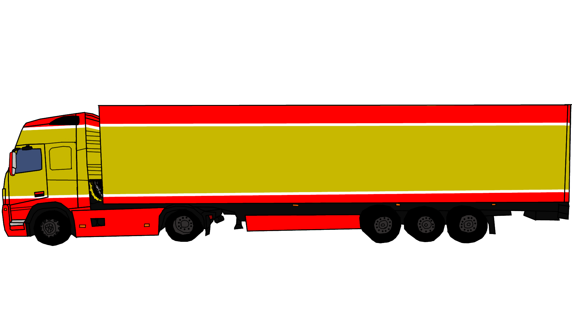 Semi Truck Clipart Free download on ClipArtMag