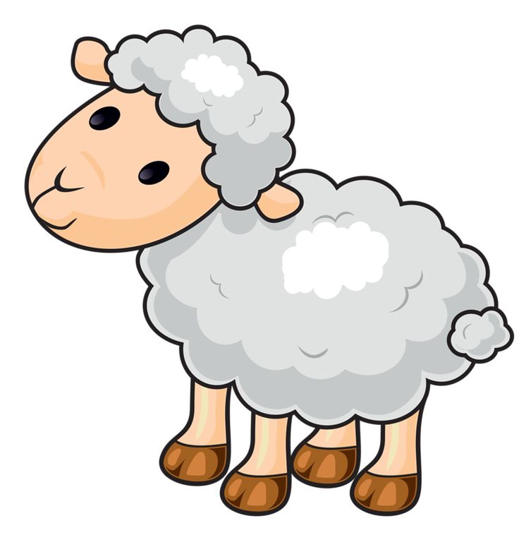 shepherd and sheep clipart