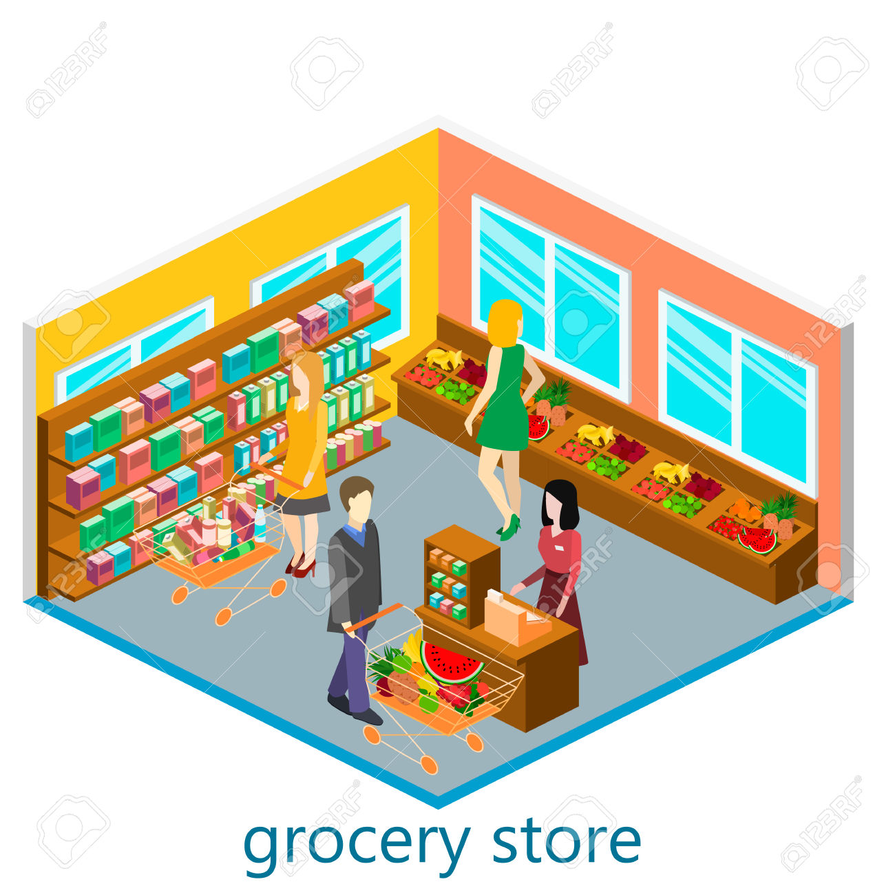 Shopping Mall Clipart | Free download on ClipArtMag