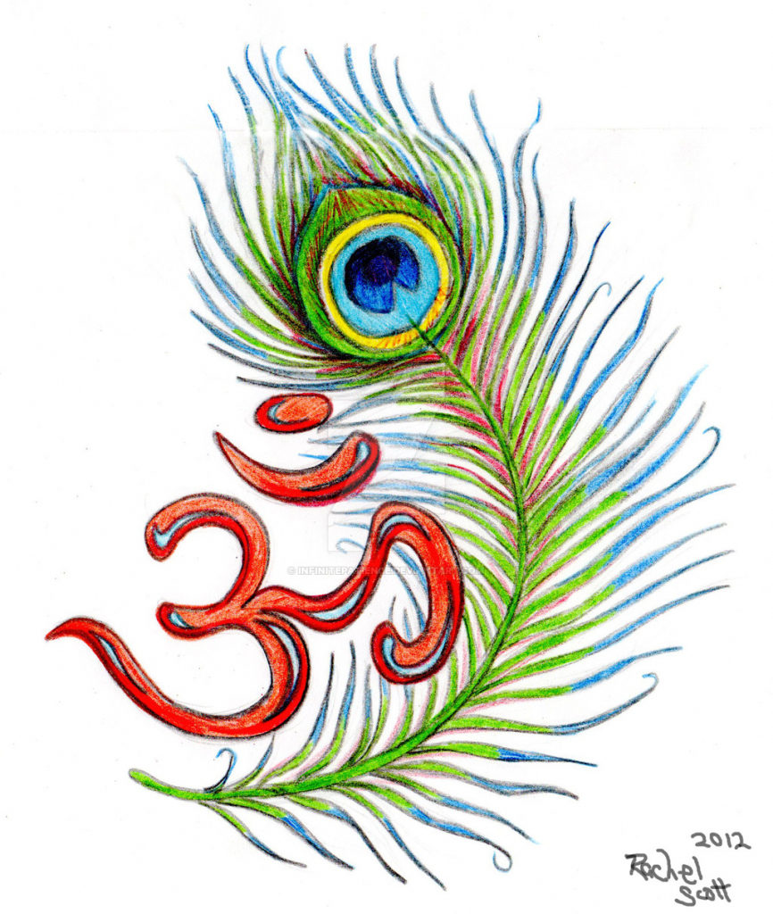 Simple Colorful Peacock Drawing | Free download on ClipArtMag