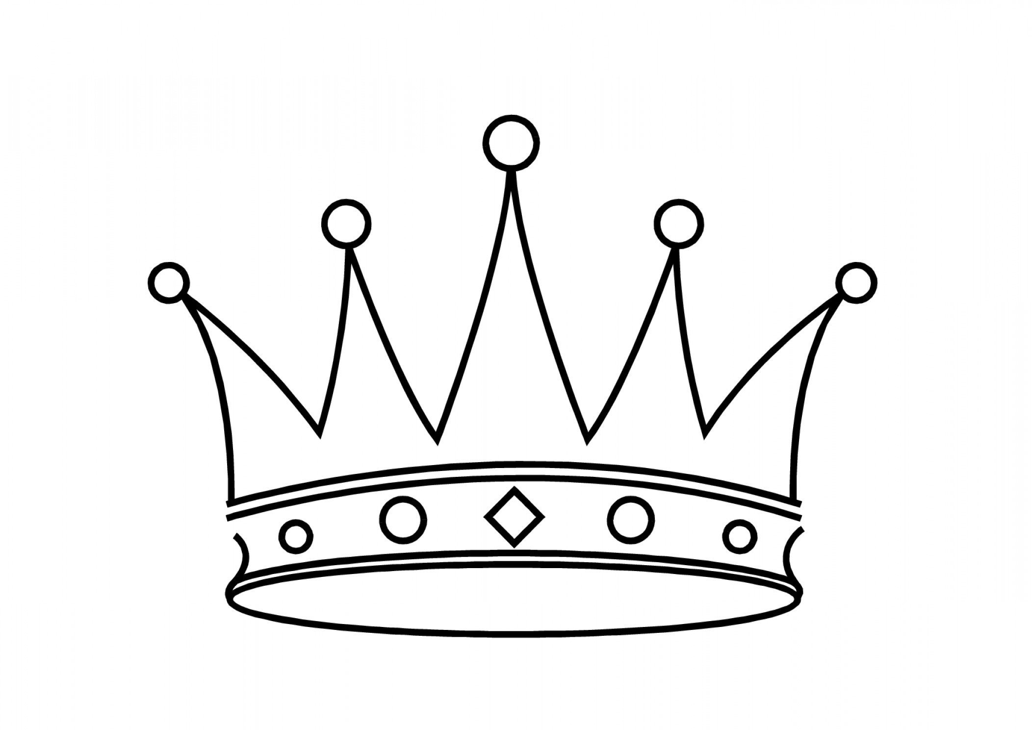 How To Draw A Simple Crown