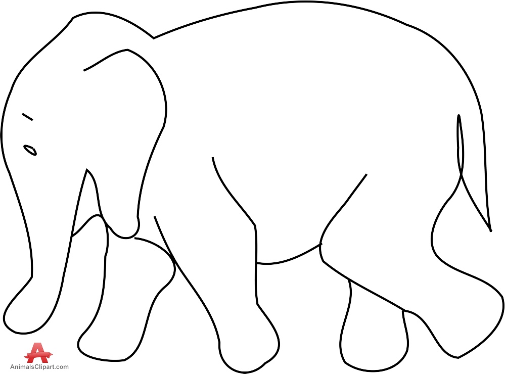 simple-elephant-outline-free-download-on-clipartmag