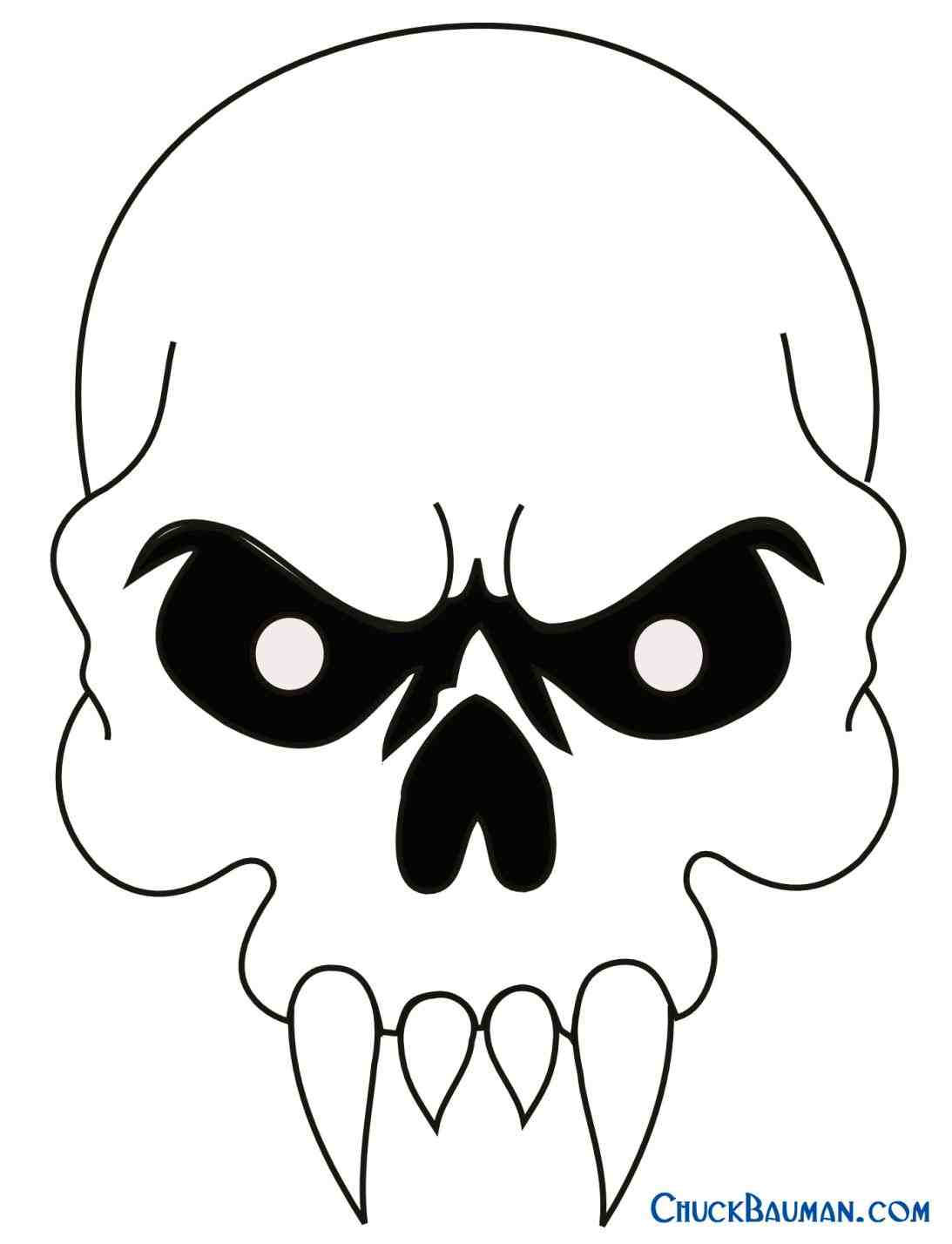 Simple Skull Drawings Free download on ClipArtMag
