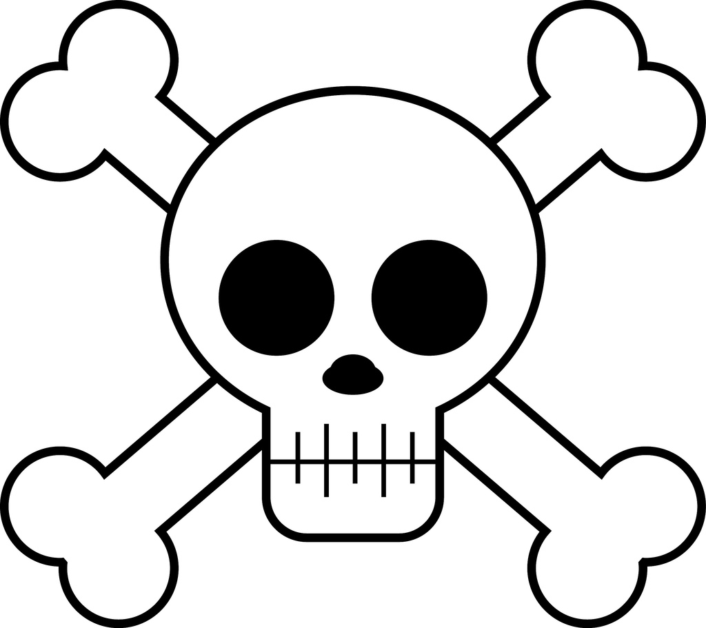 Skull Clipart Black And White Free download on ClipArtMag