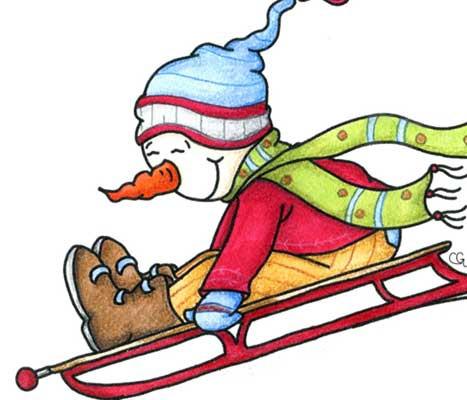 Sledding Cliparts | Free download on ClipArtMag