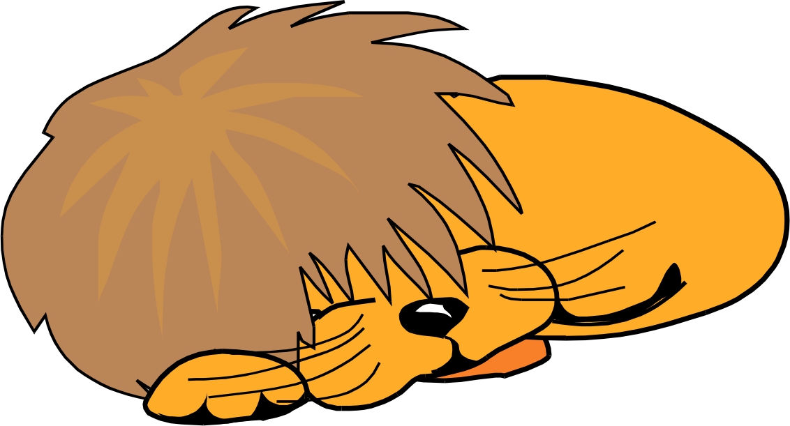 Sleeping Lion Clipart Free Download On Clipartmag