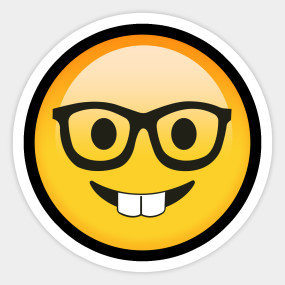 Smiley Face With Nerd Glasses 