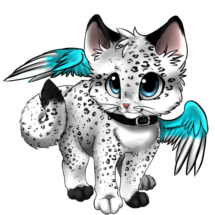 27+ Anime Cute Snow Leopard PNG