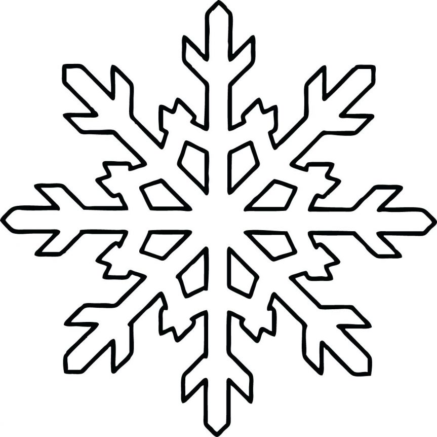 Snowflake Coloring Page | Free download on ClipArtMag