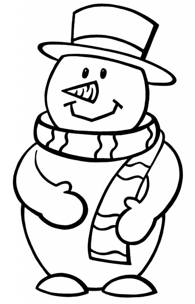 Snowman Coloring Pages | Free download on ClipArtMag