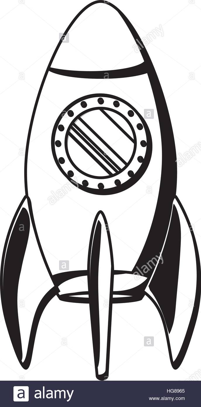 Spaceship Clipart Black And White Free download on ClipArtMag