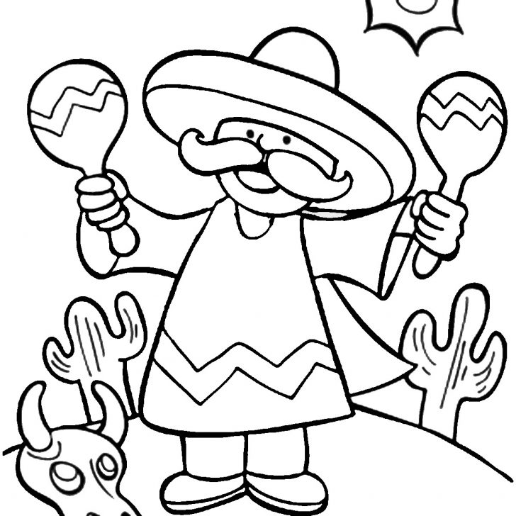 Spanish Coloring Pages Free download on ClipArtMag