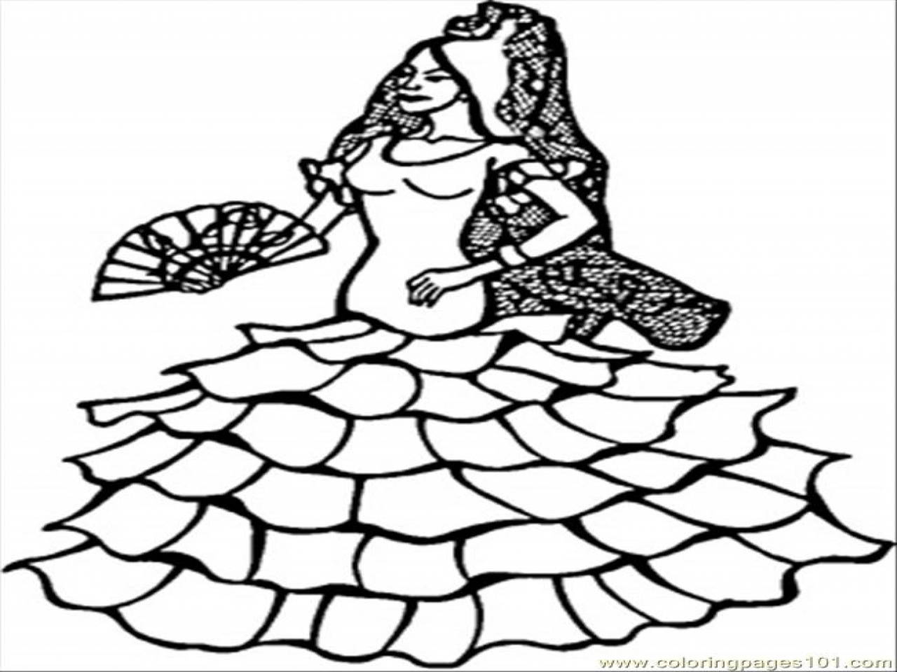 Spanish Coloring Pages | Free download on ClipArtMag