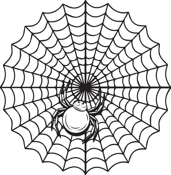 Printable Halloween Transfers Spider Webs And Spiders