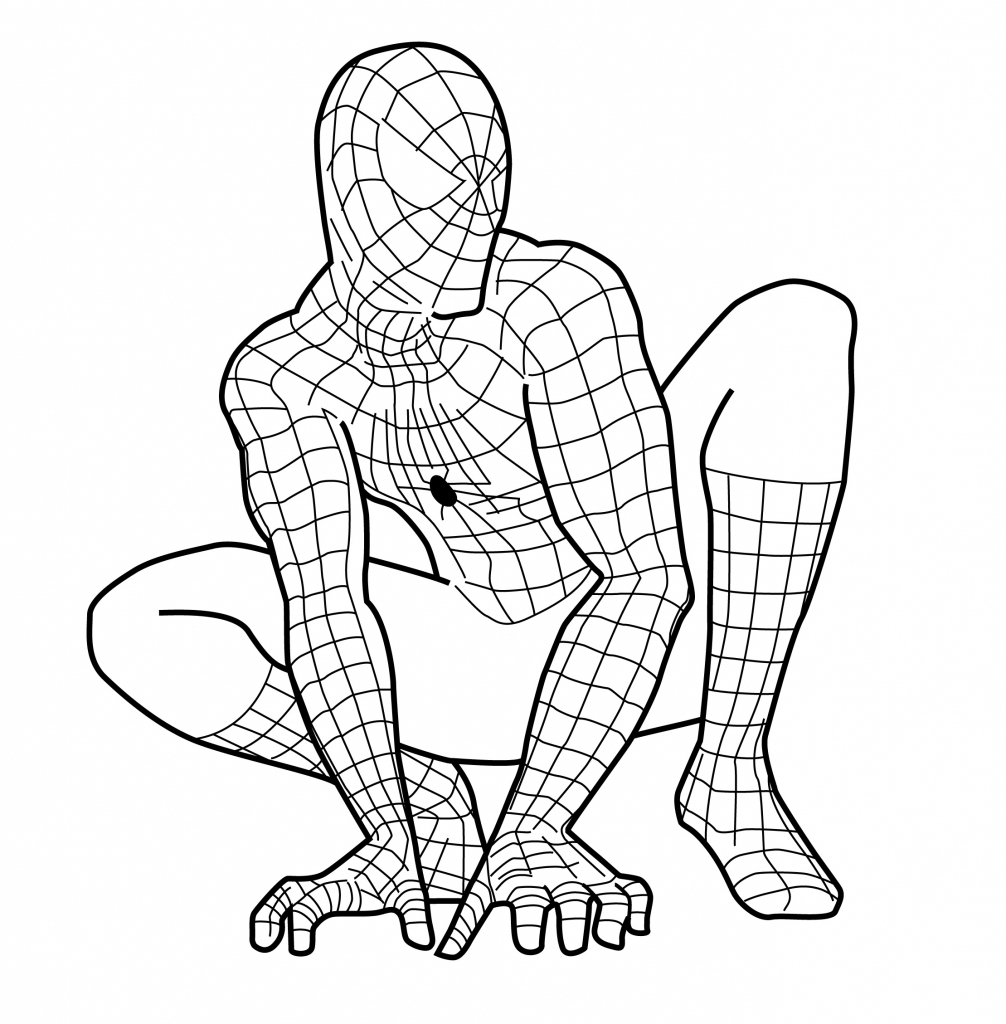 Spiderman Drawing Easy | Free download on ClipArtMag