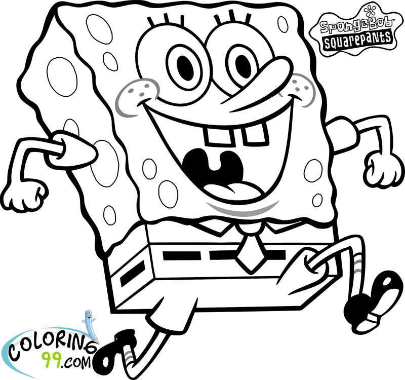Free Printable Full Size Spongebob Coloring Pages