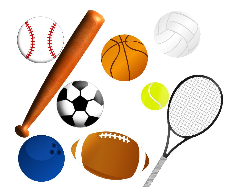 Sporting Equipment Clipart Free download on ClipArtMag