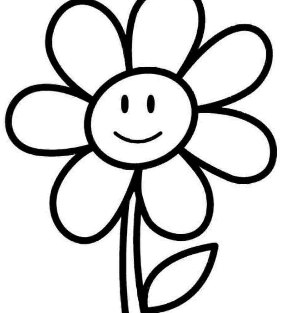 Spring Flowers Clipart Black And White Free download on