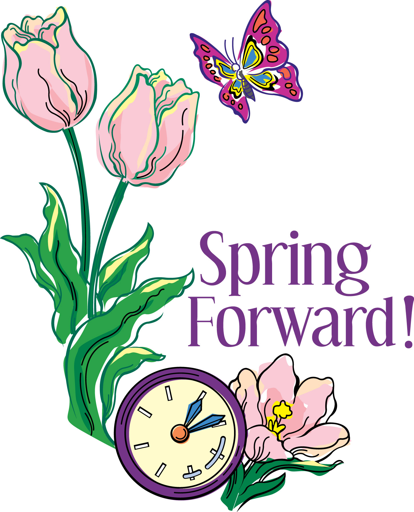 Spring Forward Clipart Free download on ClipArtMag