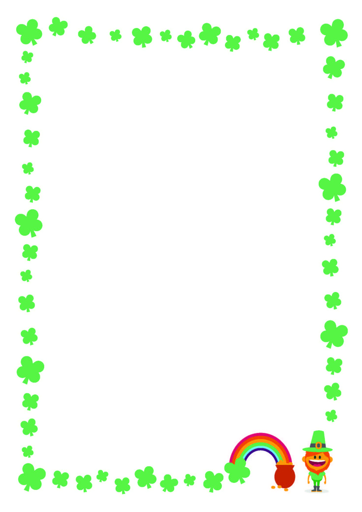 St Patricks Day Border Free download on ClipArtMag