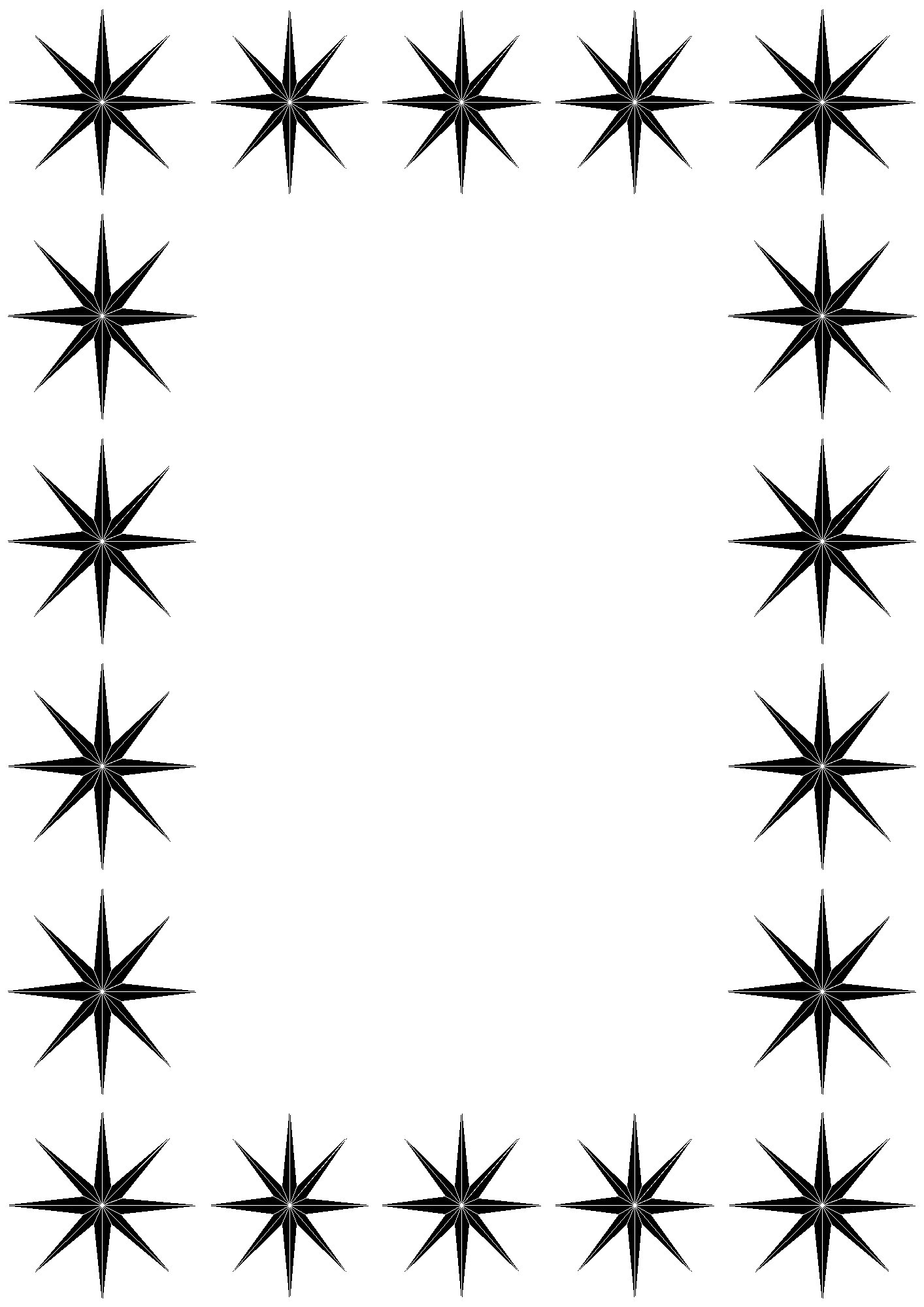 Star Clipart Border | Free download on ClipArtMag