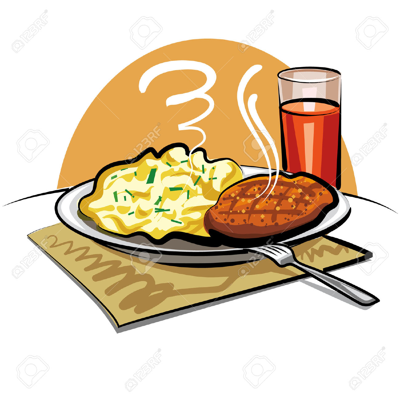 Steak Dinner Clipart Free Download On Clipartmag 