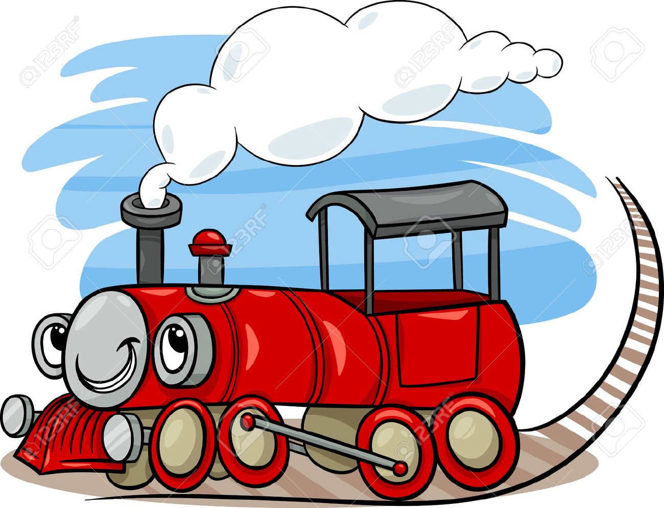 train machine wala cartoon